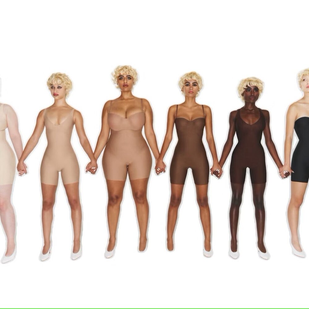 SKIMS Body Unlined Plunge Mid Thigh Bodysuit